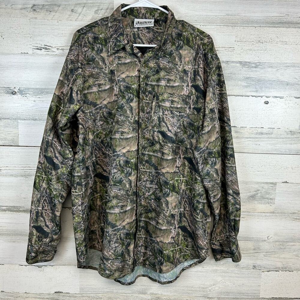 Southern Camouflage SenderoMax Hunting Shirt Men’s L Long Sleeve Vented Light